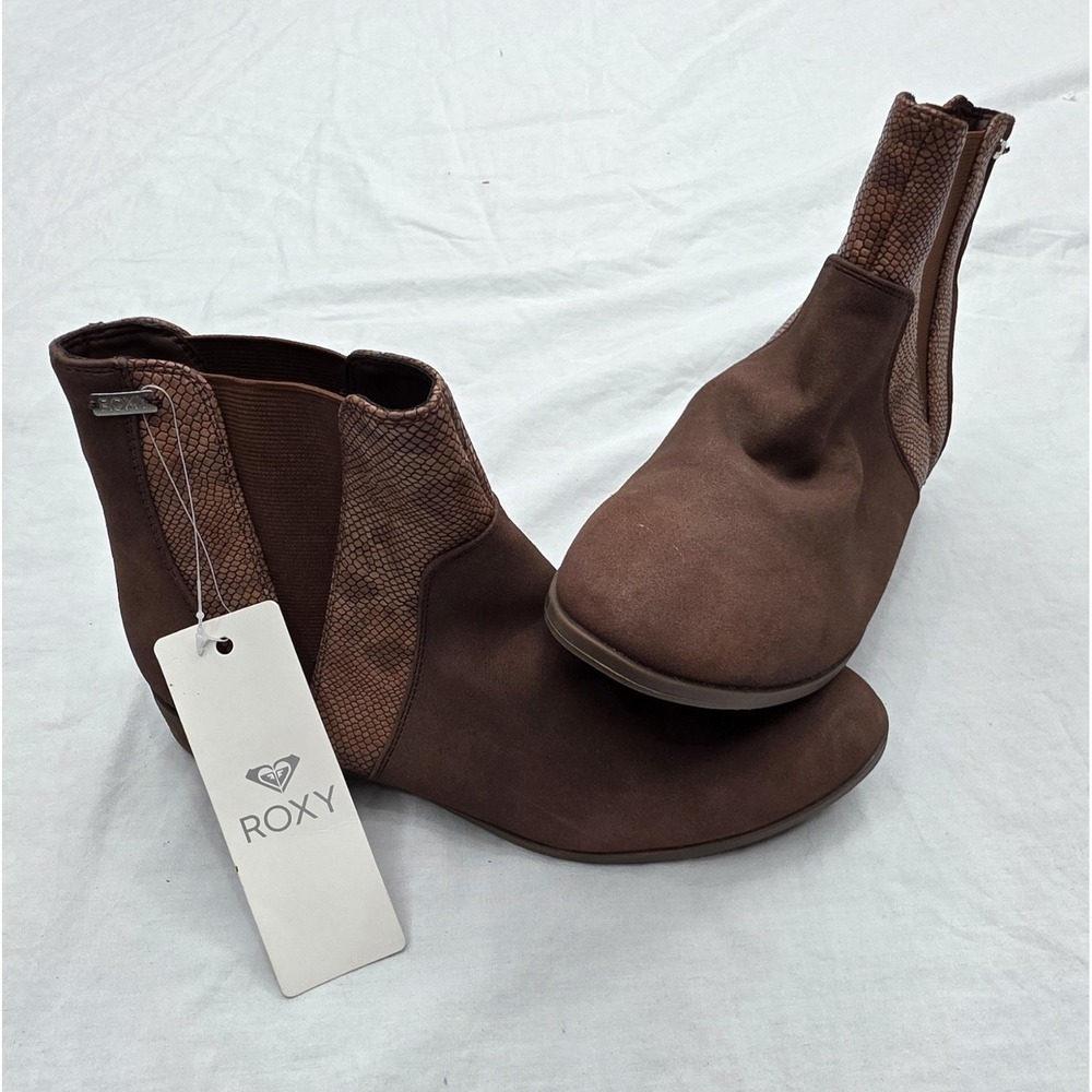 Roxy Clementine Brown Ankle Boots Size 8 New With‎ Tags